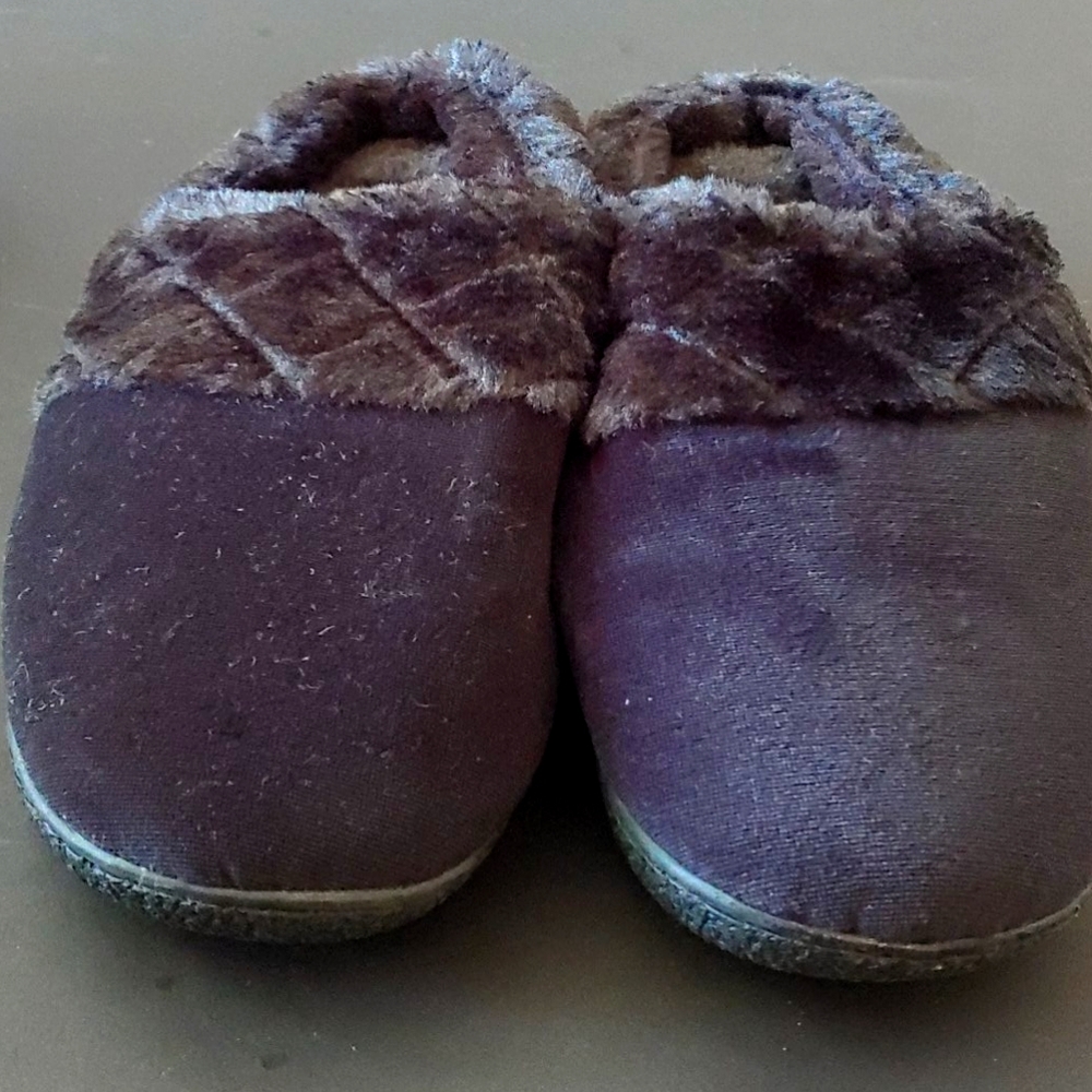 Black Floopi slippers sz 7/8